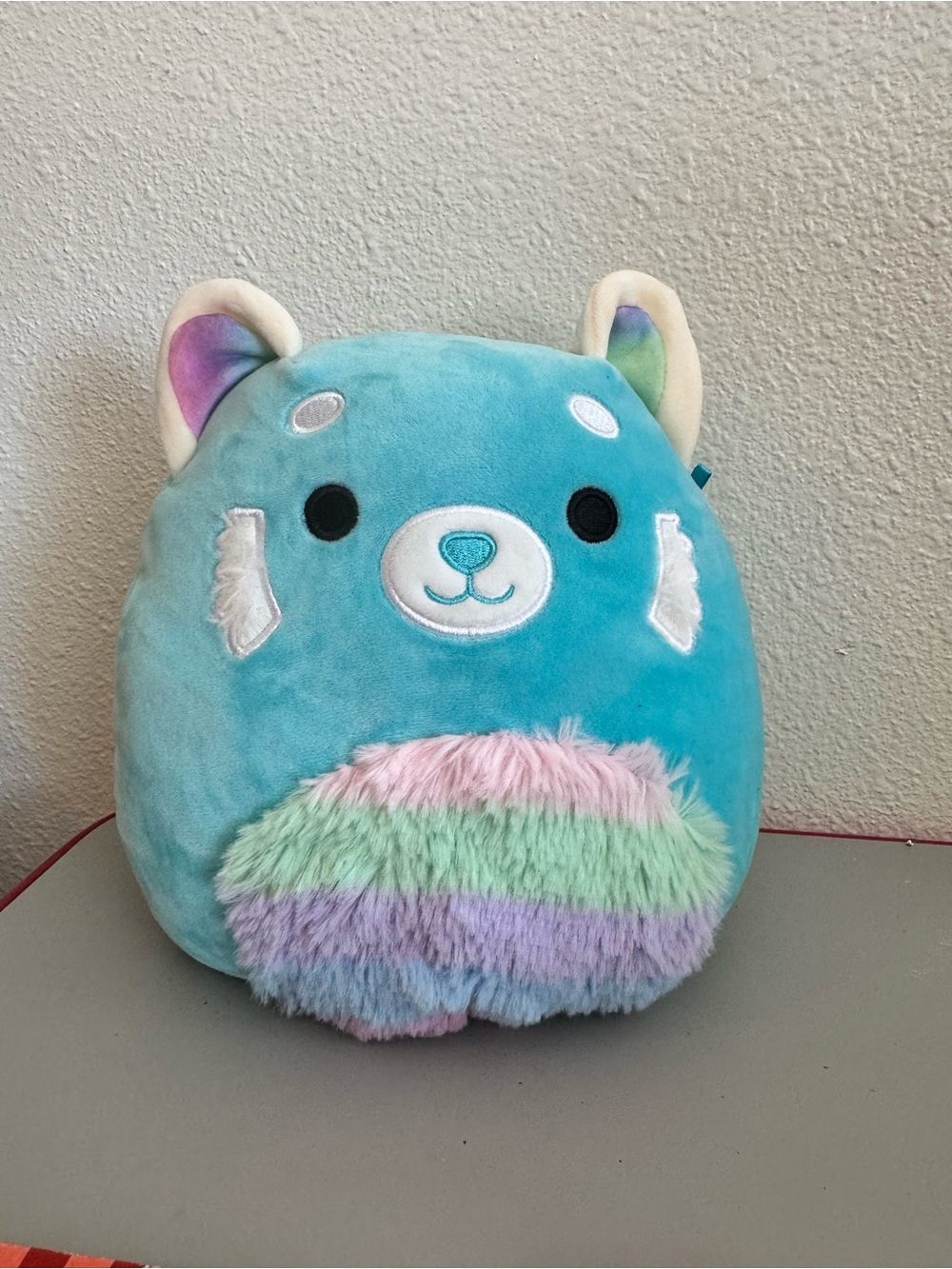 Plush Blue Pastel Rainbow Pocket Pet Plush